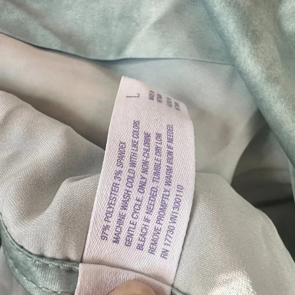 STARS ABOVE Tie Dye Satin y Sleep Set Pajamas PJs PJ's Lounge Set - size L/XL - Picture 12 of 12